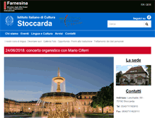 Tablet Screenshot of iicstoccarda.esteri.it