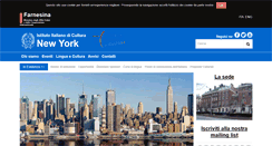 Desktop Screenshot of iicnewyork.esteri.it