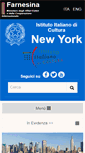 Mobile Screenshot of iicnewyork.esteri.it