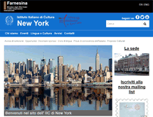 Tablet Screenshot of iicnewyork.esteri.it