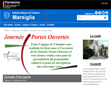 Tablet Screenshot of iicmarsiglia.esteri.it