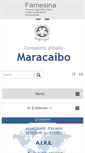 Mobile Screenshot of consmaracaibo.esteri.it