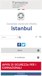 Mobile Screenshot of consistanbul.esteri.it