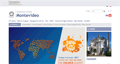 Desktop Screenshot of ambmontevideo.esteri.it