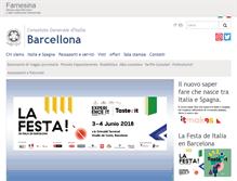 Tablet Screenshot of consbarcellona.esteri.it