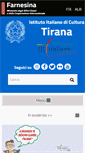 Mobile Screenshot of iictirana.esteri.it