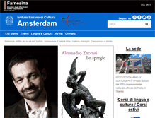 Tablet Screenshot of iicamsterdam.esteri.it