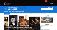 Desktop Screenshot of iicbudapest.esteri.it