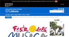 Desktop Screenshot of iiclisbona.esteri.it