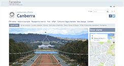 Desktop Screenshot of ambcanberra.esteri.it
