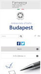Mobile Screenshot of ambbudapest.esteri.it