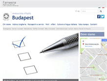 Tablet Screenshot of ambbudapest.esteri.it