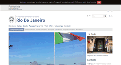 Desktop Screenshot of consriodejaneiro.esteri.it