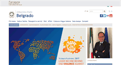 Desktop Screenshot of ambbelgrado.esteri.it