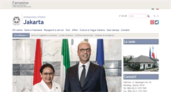 Desktop Screenshot of ambjakarta.esteri.it