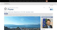 Desktop Screenshot of consfiume.esteri.it
