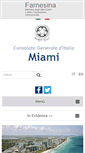 Mobile Screenshot of consmiami.esteri.it