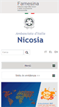 Mobile Screenshot of ambnicosia.esteri.it