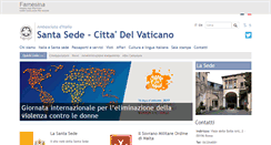 Desktop Screenshot of ambsantasedevaticano.esteri.it