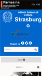 Mobile Screenshot of iicstrasburgo.esteri.it