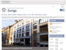 Tablet Screenshot of conszurigo.esteri.it