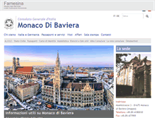 Tablet Screenshot of consmonacodibaviera.esteri.it