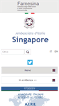 Mobile Screenshot of ambsingapore.esteri.it