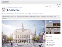 Tablet Screenshot of conscharleroi.esteri.it