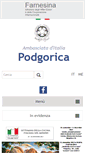 Mobile Screenshot of ambpodgorica.esteri.it