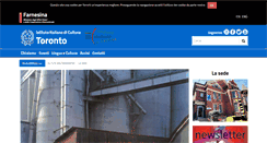 Desktop Screenshot of iictoronto.esteri.it