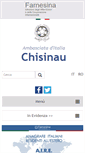Mobile Screenshot of ambchisinau.esteri.it