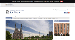 Desktop Screenshot of conslaplata.esteri.it