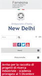 Mobile Screenshot of ambnewdelhi.esteri.it