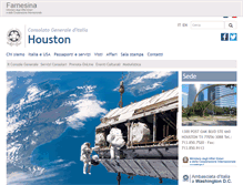 Tablet Screenshot of conshouston.esteri.it