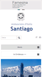 Mobile Screenshot of ambsantiago.esteri.it