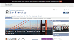 Desktop Screenshot of conssanfrancisco.esteri.it