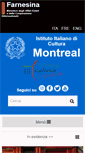 Mobile Screenshot of iicmontreal.esteri.it