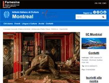 Tablet Screenshot of iicmontreal.esteri.it