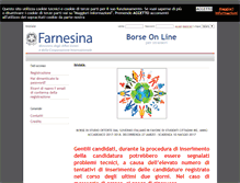 Tablet Screenshot of borseonline.esteri.it