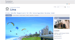 Desktop Screenshot of amblima.esteri.it