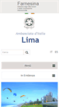 Mobile Screenshot of amblima.esteri.it