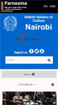 Mobile Screenshot of iicnairobi.esteri.it