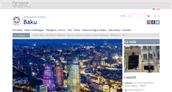 Desktop Screenshot of ambbaku.esteri.it