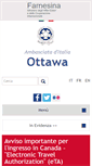 Mobile Screenshot of ambottawa.esteri.it