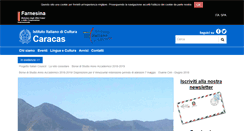 Desktop Screenshot of iiccaracas.esteri.it