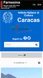 Mobile Screenshot of iiccaracas.esteri.it
