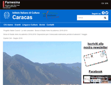 Tablet Screenshot of iiccaracas.esteri.it
