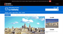 Desktop Screenshot of iicvalletta.esteri.it