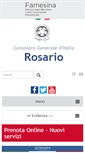 Mobile Screenshot of consrosario.esteri.it