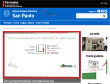 Tablet Screenshot of iicsanpaolo.esteri.it